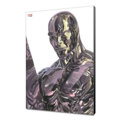 Marvel Avengers Collection tableau en bois Alex Ross -Silver Surfer  30 x 45 cm